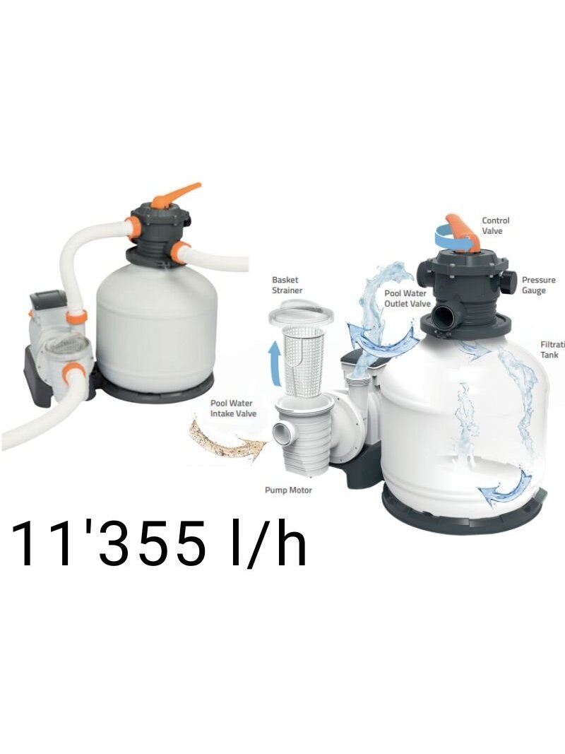 Smėlio filtras Flowclear 11355 L/h Smėlio filtras Flowclear 11355 L/h