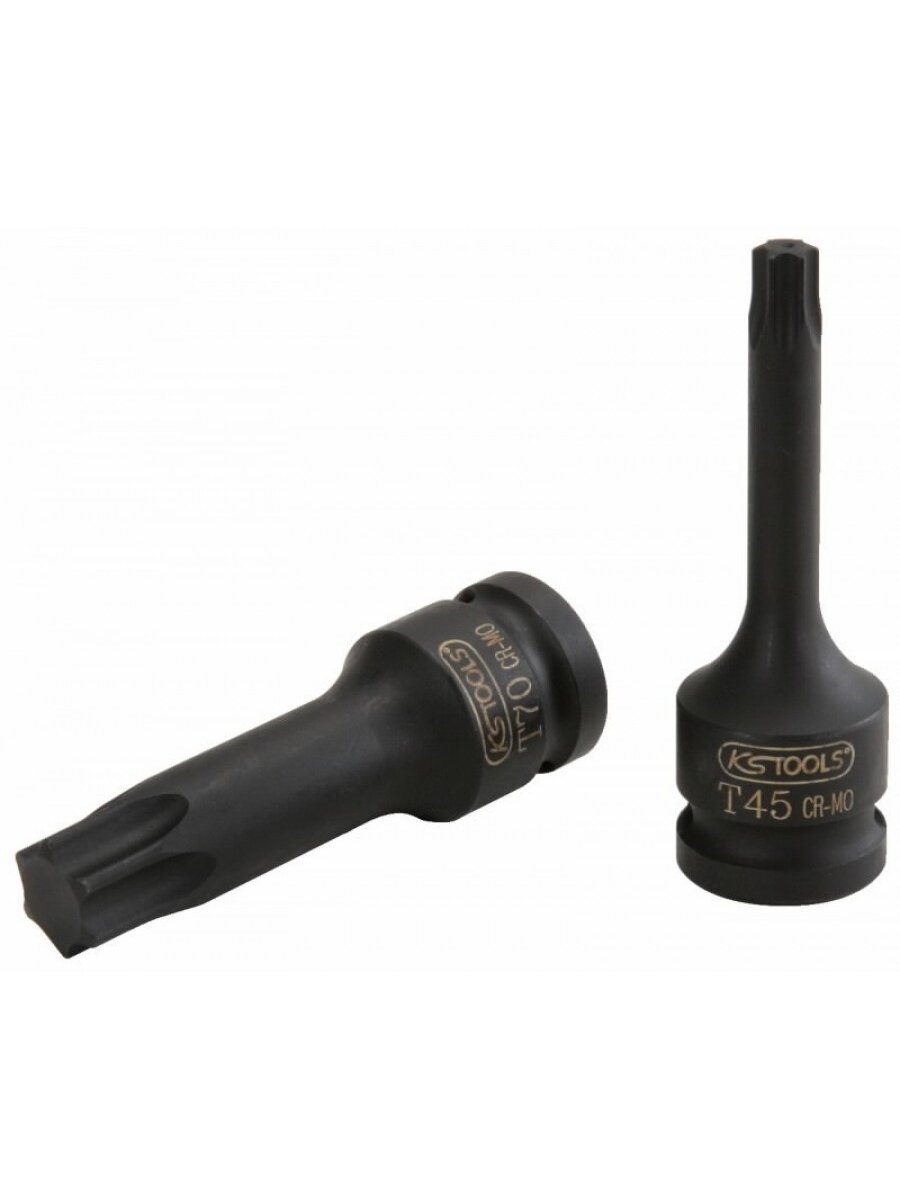 Smūginė galvutė antgalis  1/2", TX45, ilga, KS Tools 1