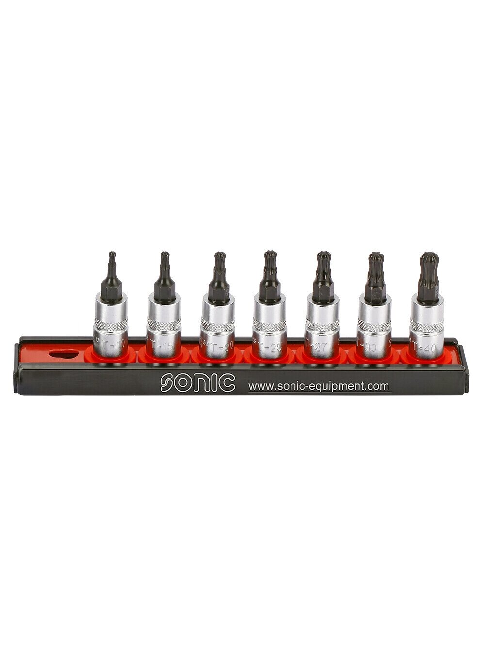 Sonic 1/4" TORX galvučių rinkinys (7 vnt.) (100704, SONIC) Sonic 1/4" TORX galvučių rinkinys (7 vnt.) (100704, SONIC)