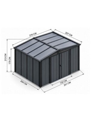 Sodo namelis 2,51x2,51 m 1