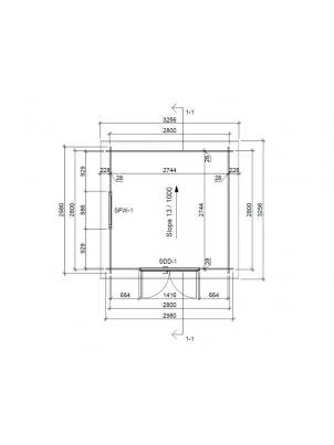 Sodo namelis COMPACT-28 1 Sodo namelis COMPACT-28 1
