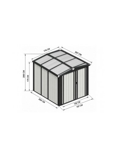Sodo namelis 1,57x2,04 m