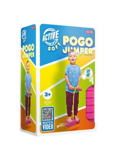 Šokdynė su minkštu šokinėjimo lanku „Pogo Tactic“