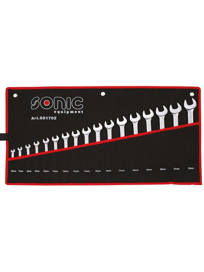 Sonic kombinuotų raktų rinkinys 17 vnt. (601702, SONIC) Sonic kombinuotų raktų rinkinys 17 vnt. (601702, SONIC)