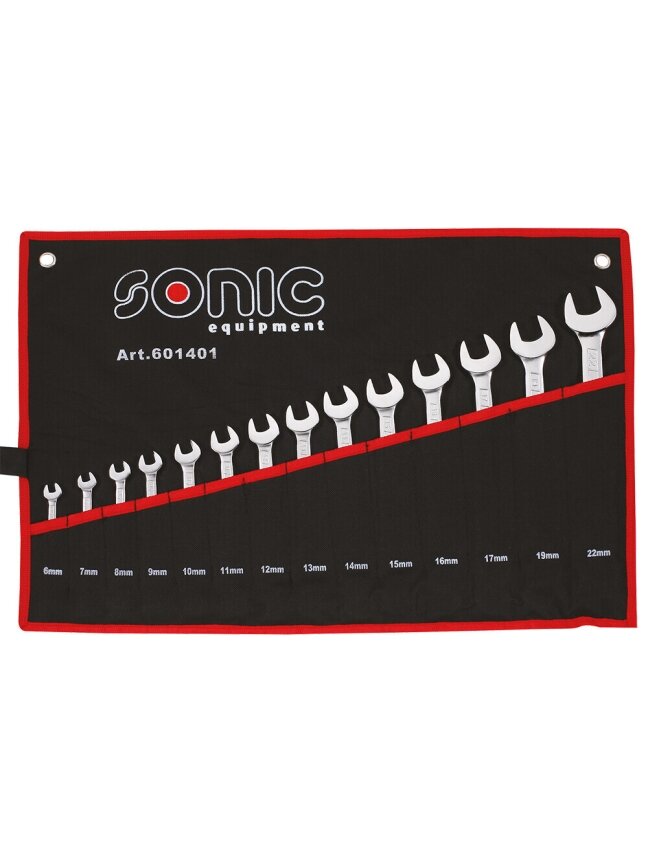 Sonic kombinuotų raktų rinkinys dėkle 14 vnt. (601401, SONIC) Sonic kombinuotų raktų rinkinys dėkle 14 vnt. (601401, SONIC)