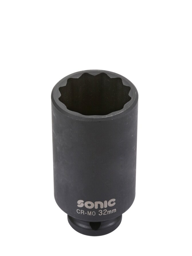 Sonic ilga smūginė galvutė 1/2" 34 mm 12-briaunė (3398534, SONIC)