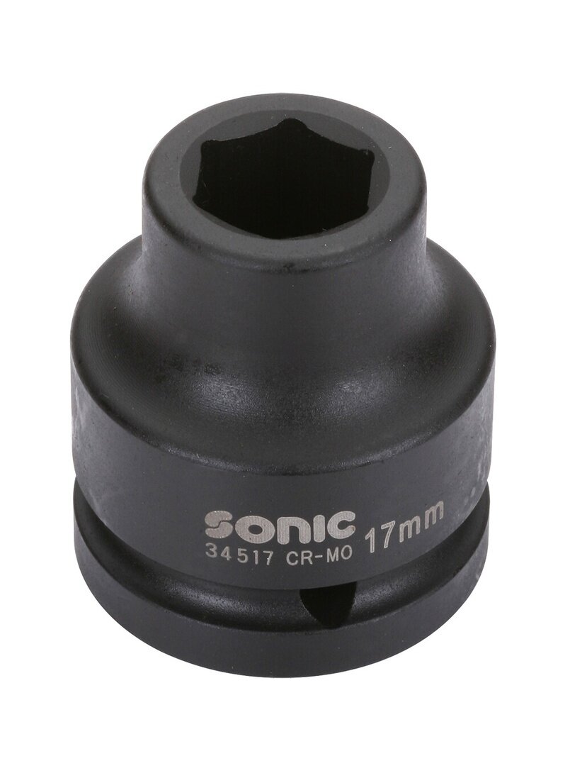 Sonic smūginė galvutė 3/4" 22 mm 6-briaunė (34522, SONIC) Sonic smūginė galvutė 3/4" 22 mm 6-briaunė (34522, SONIC)