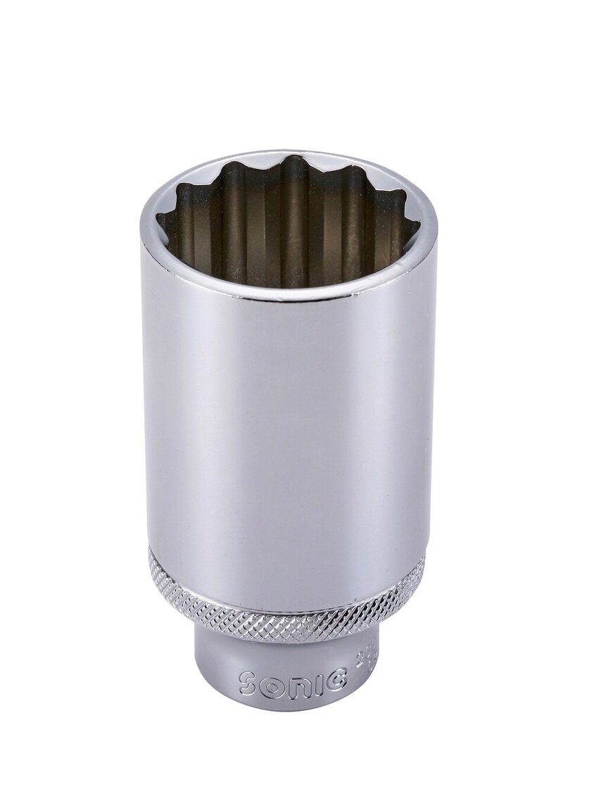 Sonic ilga smūginė galvutė 1/2" 1-3/16" 12-briaunė SAE (2397730, SONIC) Sonic ilga smūginė galvutė 1/2" 1-3/16" 12-briaunė SAE (2397730, SONIC)