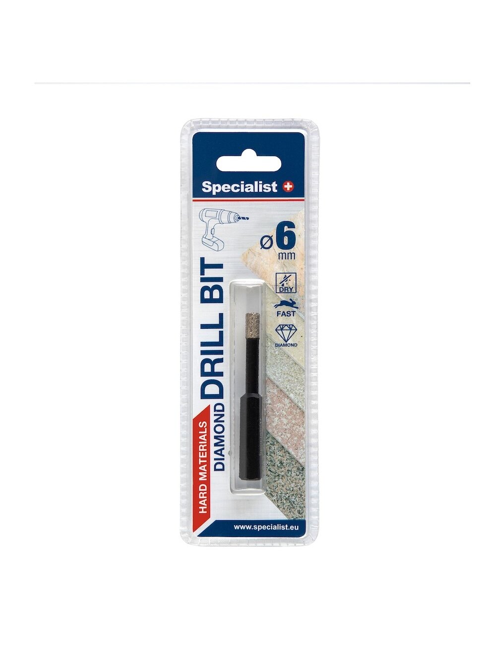 Specialist+ SPECIALIST+ deimantinis grąžtas D6 Specialist+ SPECIALIST+ deimantinis grąžtas D6