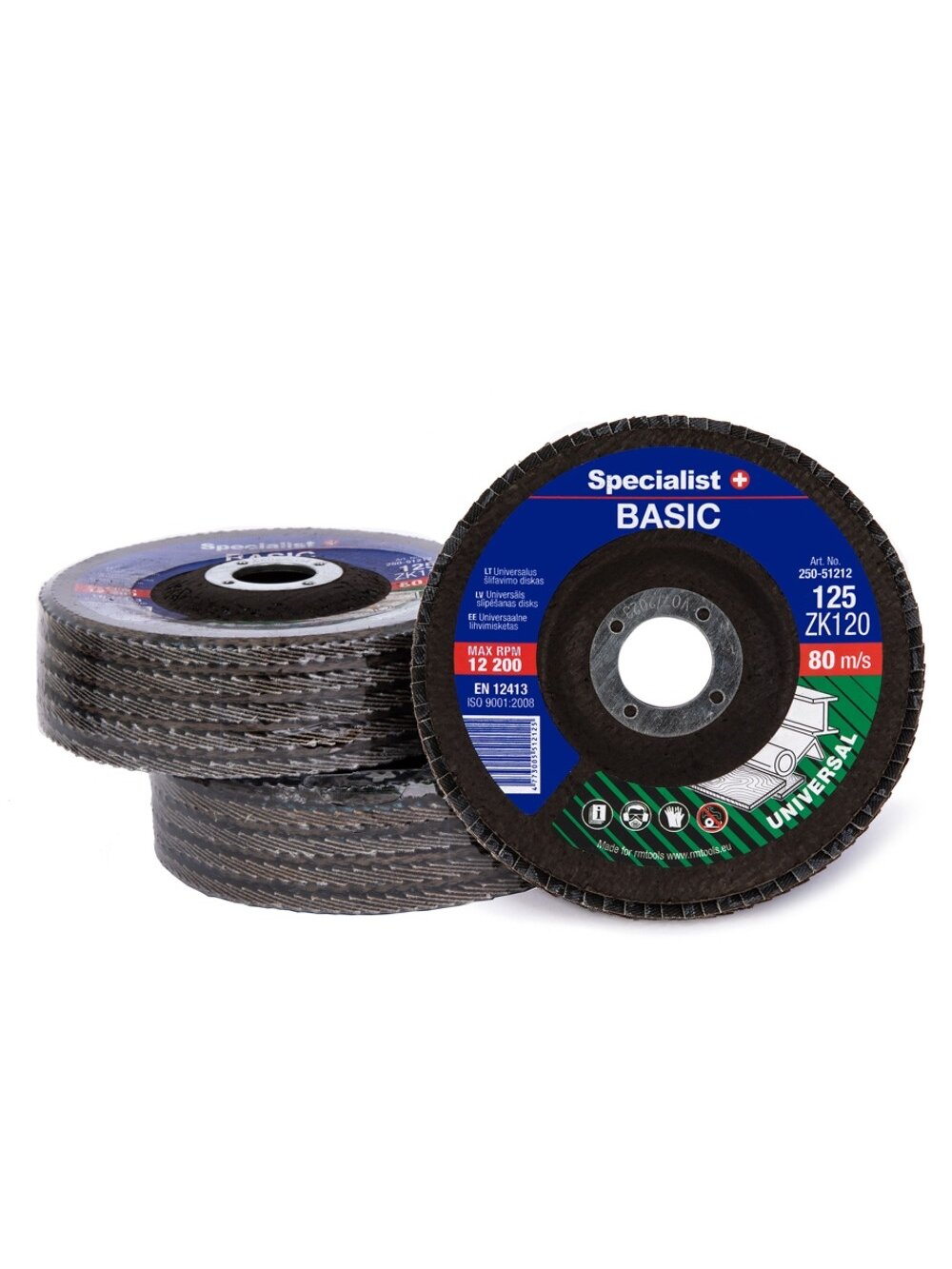Specialist+ SPECIALIST+ lapelinis šlif. diskas BASIC ZK120, 125 mm 3