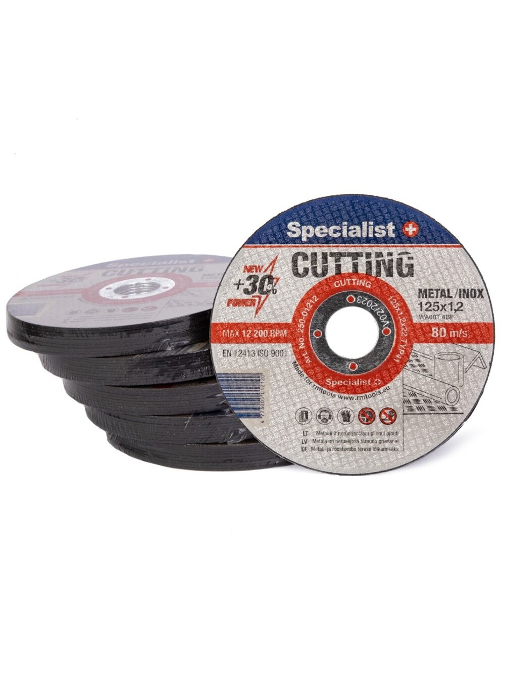 Specialist+ SPECIALIST+ metalo pj.diskas CUTTING, 125x1.2x22 mm 3 Specialist+ SPECIALIST+ metalo pj.diskas CUTTING, 125x1.2x22 mm 3