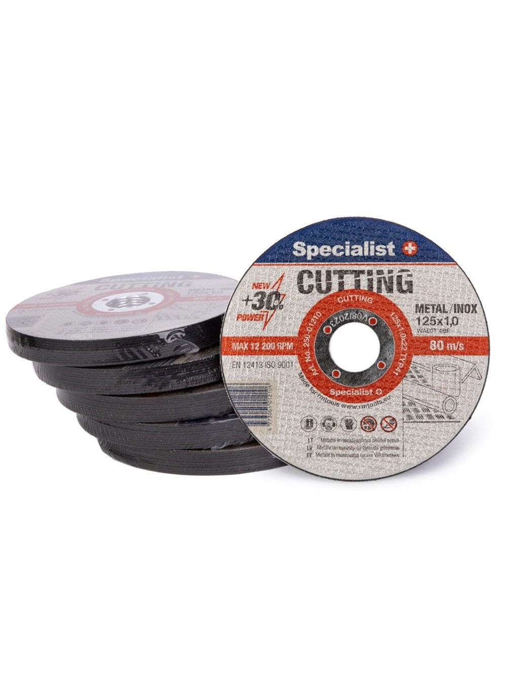 Specialist+ SPECIALIST+ metalo pj.diskas CUTTING, 125x1x22 mm 3 Specialist+ SPECIALIST+ metalo pj.diskas CUTTING, 125x1x22 mm 3