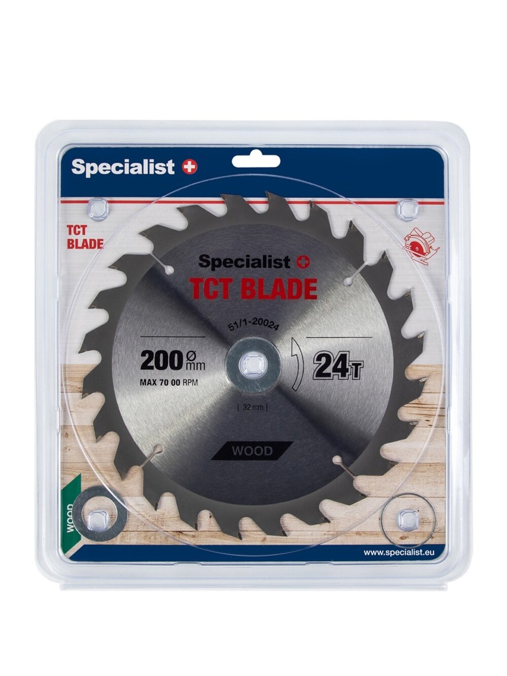Specialist+ SPECIALIST+ pjovimo diskas, 200x24Tx32/30/20/16 mm