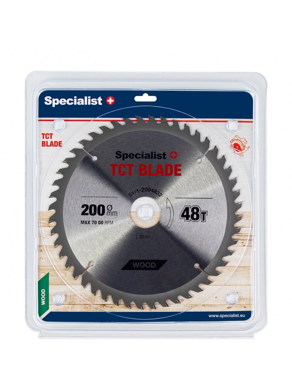 Specialist+ SPECIALIST+ pjovimo diskas, 200x48Tx32 mm