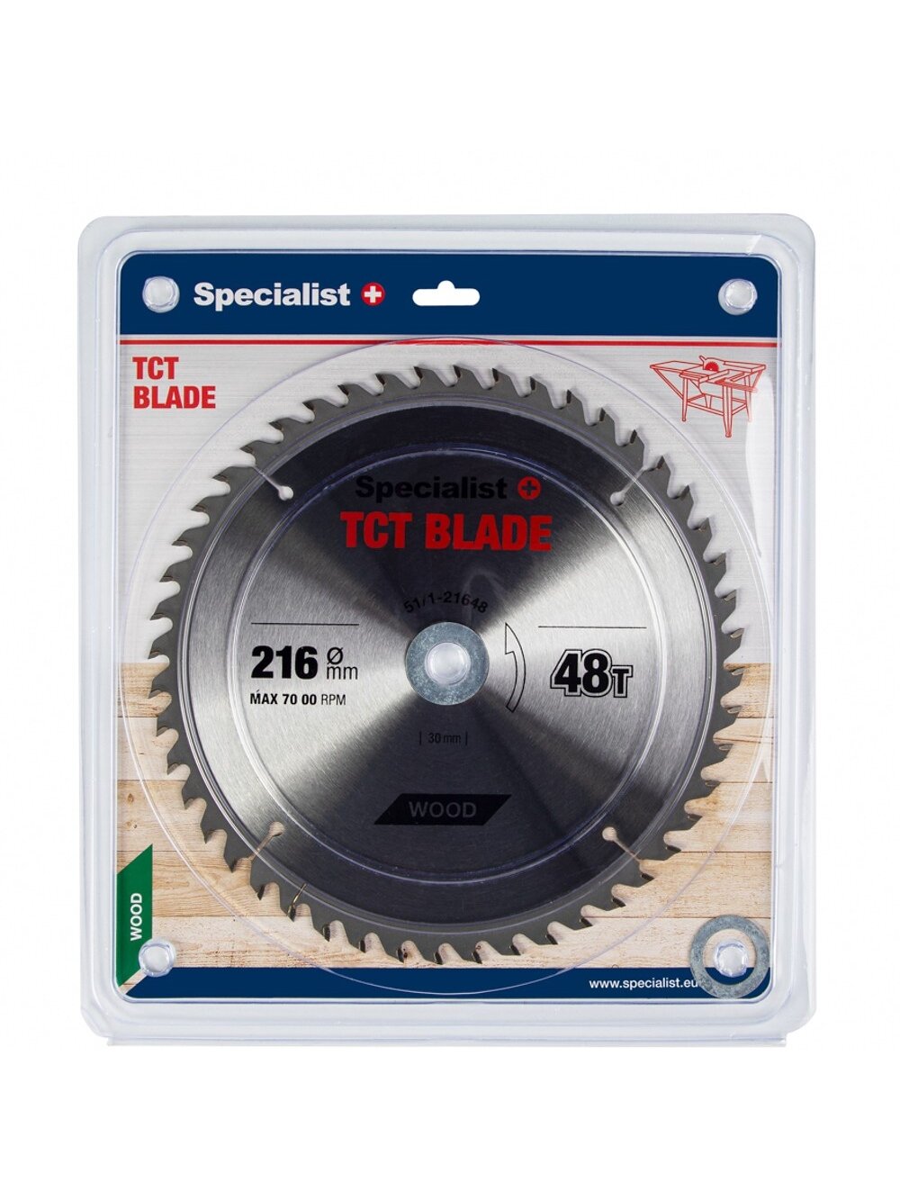 Specialist+ SPECIALIST+ pjovimo diskas, 216 mmx48Tx30/20/16 mm