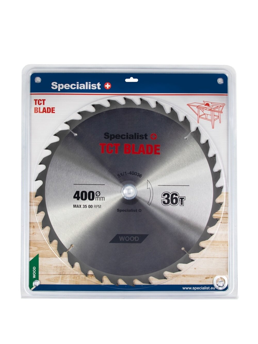 Specialist+ SPECIALIST+ pjovimo diskas, 400x36Tx32/30 mm