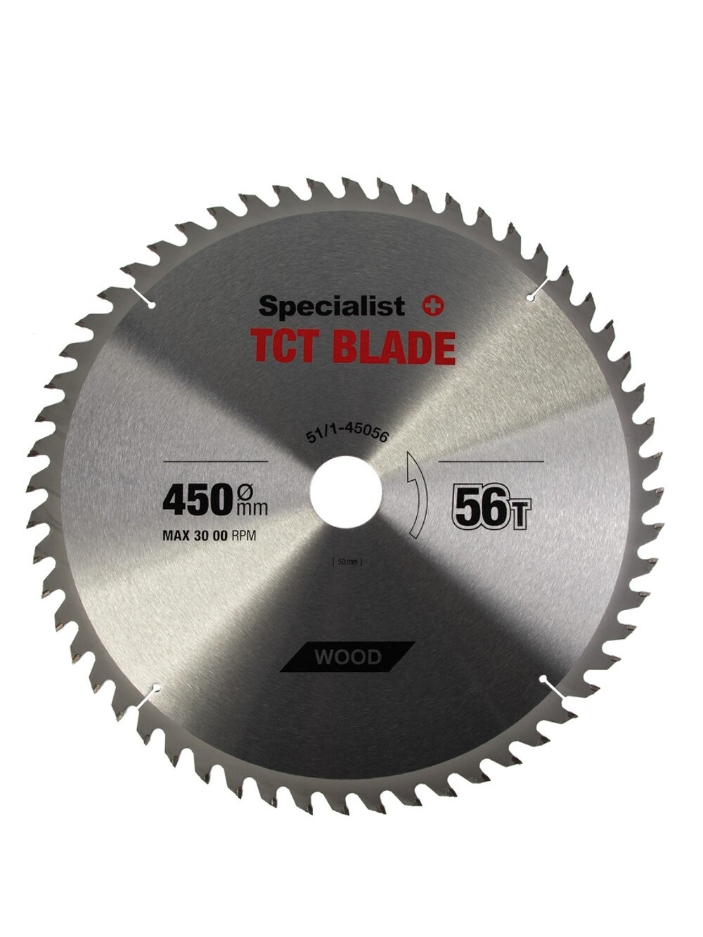 Specialist+ SPECIALIST+ pjovimo diskas, 450x56Tx50 mm Specialist+ SPECIALIST+ pjovimo diskas, 450x56Tx50 mm