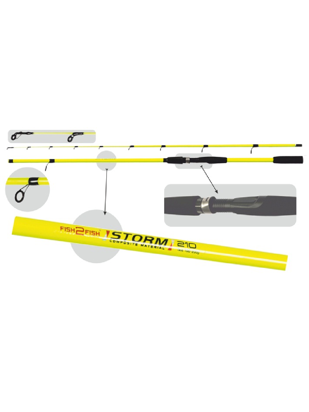 Spiningas Fish2Fish Storm 270cm Spiningas Fish2Fish Storm 270cm