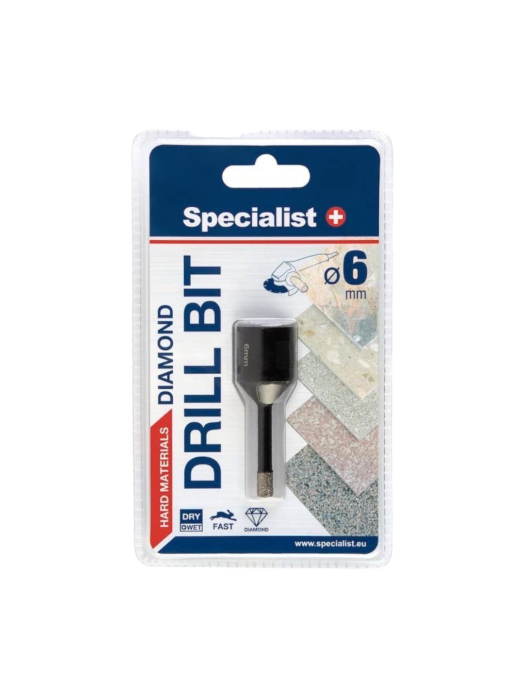 Specialist+ SPECIALIST+ deimantinis grąžtas D6 M14