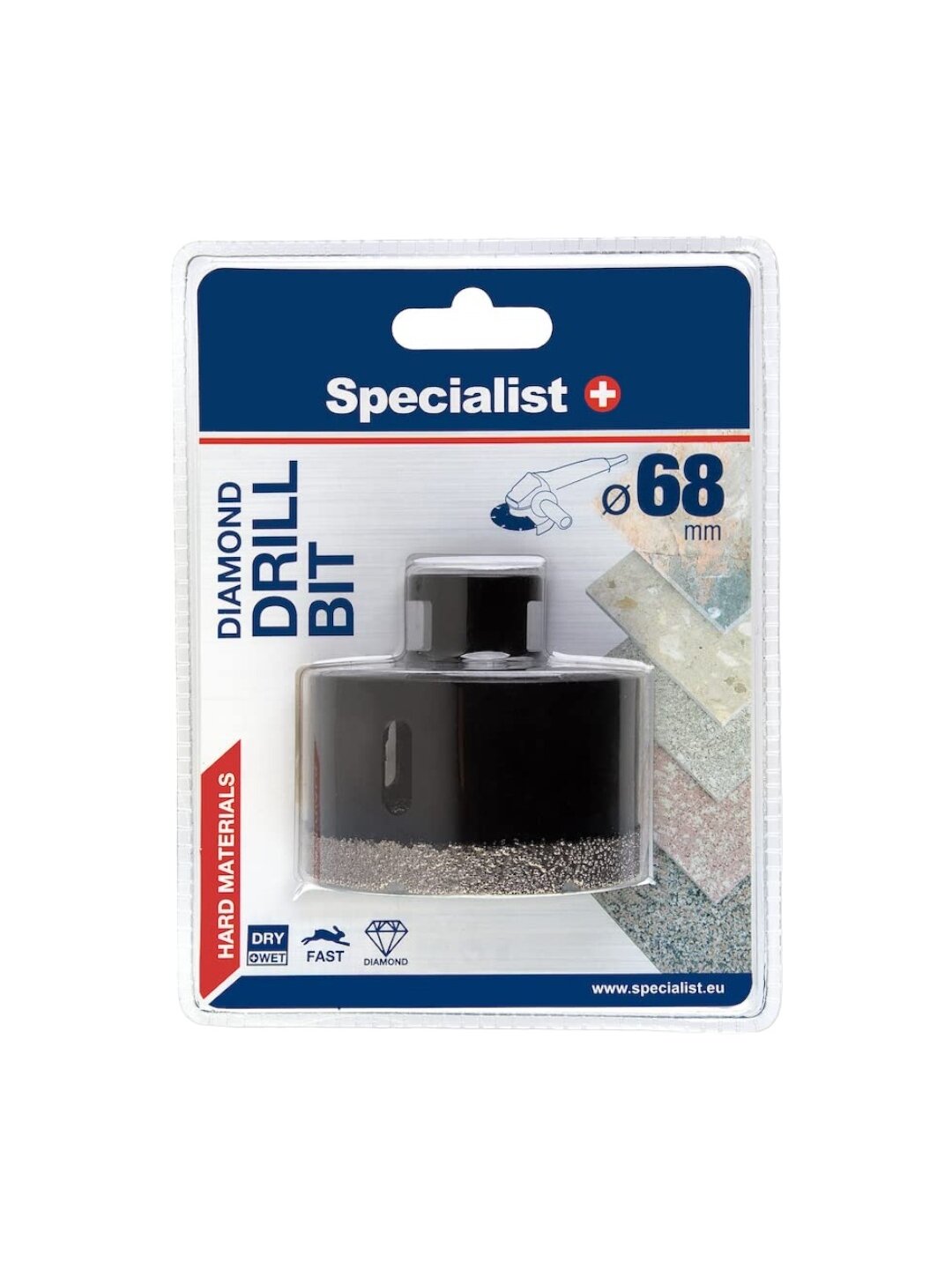 Specialist+ SPECIALIST+ deimantinis grąžtas D68 M14 1 Specialist+ SPECIALIST+ deimantinis grąžtas D68 M14 1