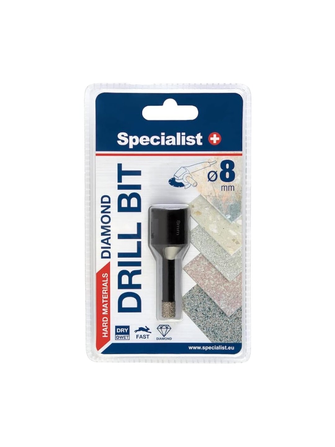 Specialist+ SPECIALIST+ deimantinis grąžtas D8 M14