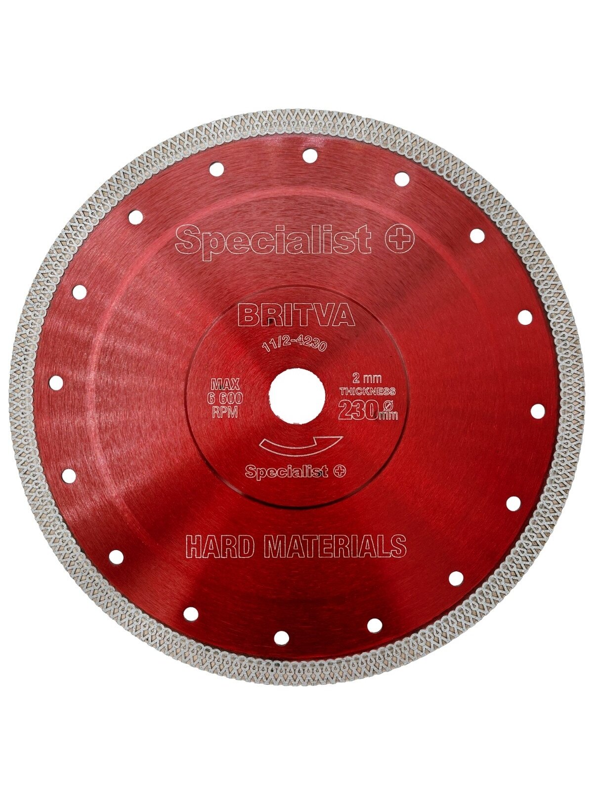 Specialist+ SPECIALIST+ deim. diskas BRITVA, 230x2x22 mm 2 Specialist+ SPECIALIST+ deim. diskas BRITVA, 230x2x22 mm 2