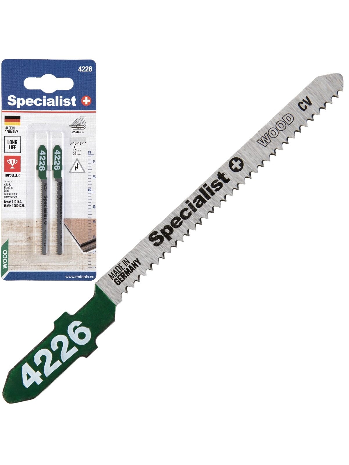 Specialist+ SPECIALIST+ pjūklelis 4226 (T101AO), 2 vnt. Specialist+ SPECIALIST+ pjūklelis 4226 (T101AO), 2 vnt.