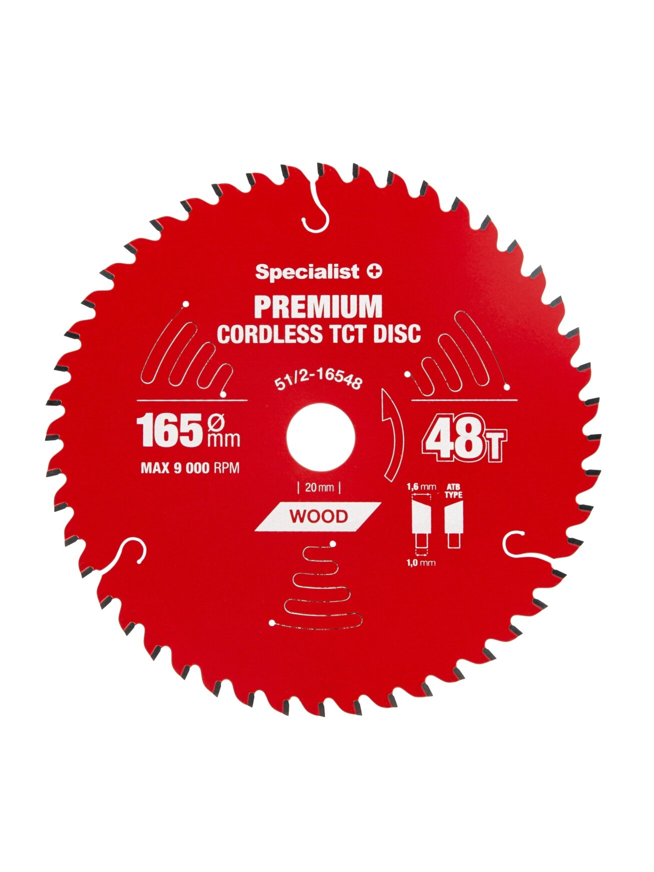 Specialist+ Pjovimo diskas 165x48Tx20mm, Cordless PREMIUM, SPECIALIST+ 1 Specialist+ Pjovimo diskas 165x48Tx20mm, Cordless PREMIUM, SPECIALIST+ 1