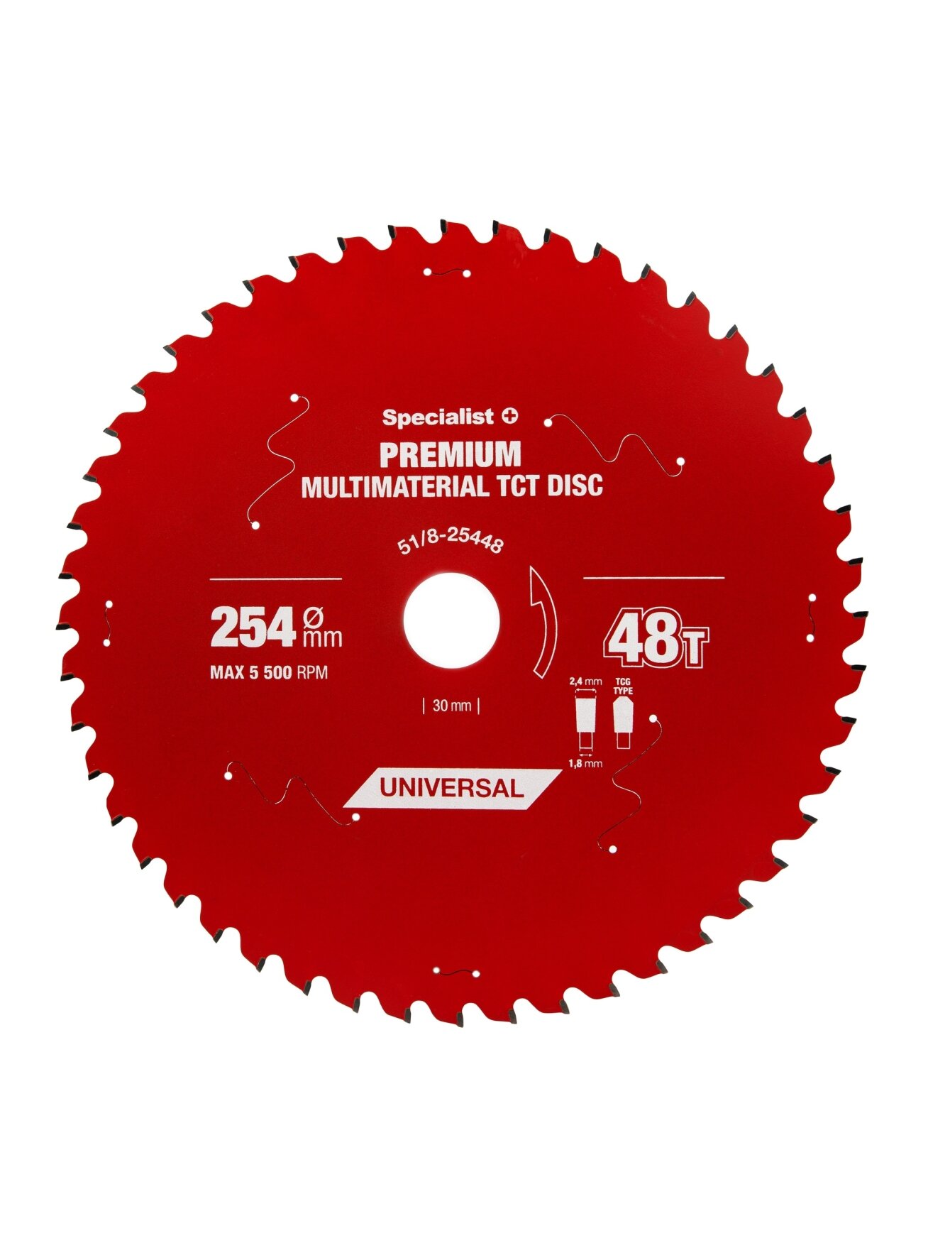 Specialist+ Pjovimo diskas 254x48Tx30mm, Multimaterial PREMIUM, SPECIALIST+ 1 Specialist+ Pjovimo diskas 254x48Tx30mm, Multimaterial PREMIUM, SPECIALIST+ 1