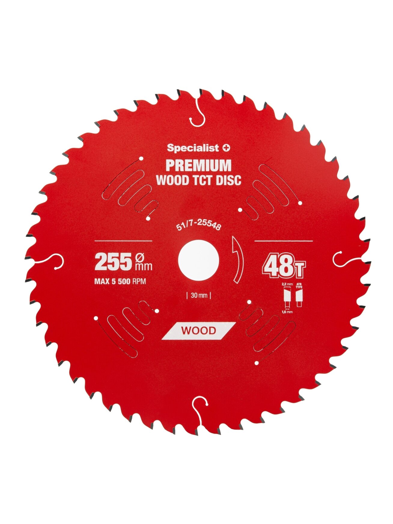 Specialist+ Pjovimo diskas 255x48Tx30mm, Wood PREMIUM, SPECIALIST+ 1 Specialist+ Pjovimo diskas 255x48Tx30mm, Wood PREMIUM, SPECIALIST+ 1