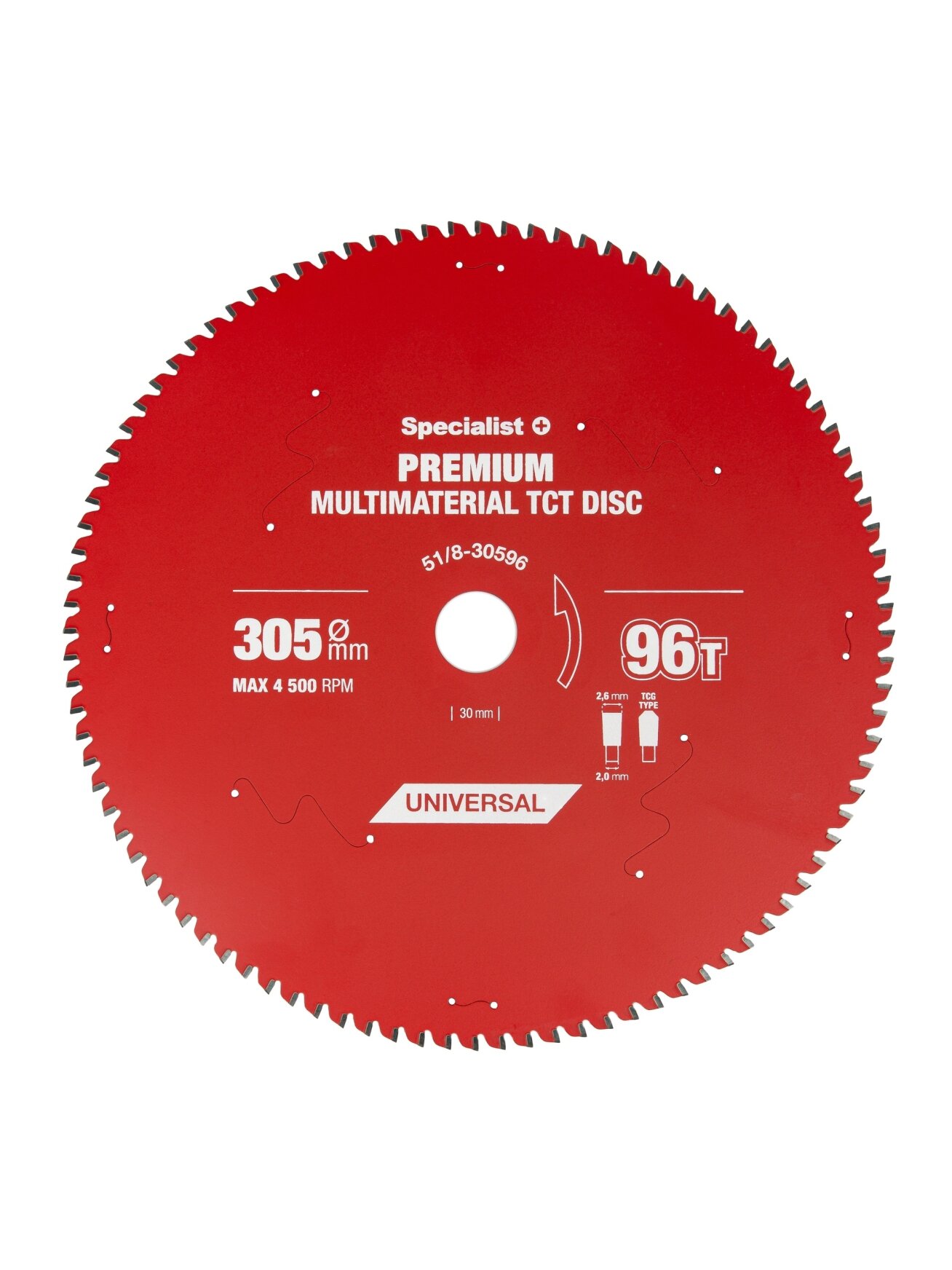 Specialist+ Pjovimo diskas 305x96Tx30mm, Multimaterial PREMIUM, SPECIALIST+ 1 Specialist+ Pjovimo diskas 305x96Tx30mm, Multimaterial PREMIUM, SPECIALIST+ 1