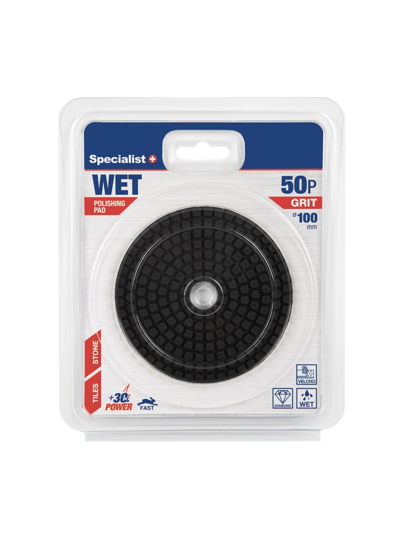 Specialist+ SPECIALIST+ deimant. Šlifavimo lap., 100 mm, 50P