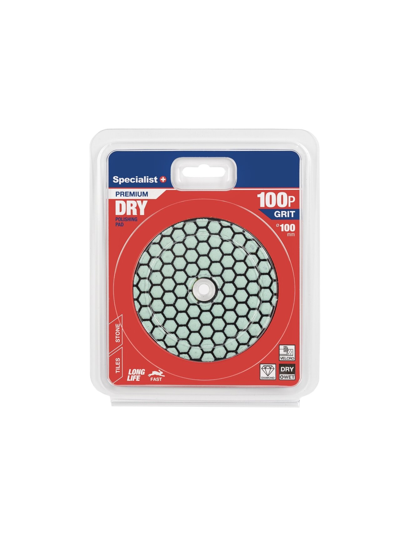 Specialist+ SPECIALIST+ deimant. Šlifavimo lap., universalus, 100 mm, 100P Specialist+ SPECIALIST+ deimant. Šlifavimo lap., universalus, 100 mm, 100P