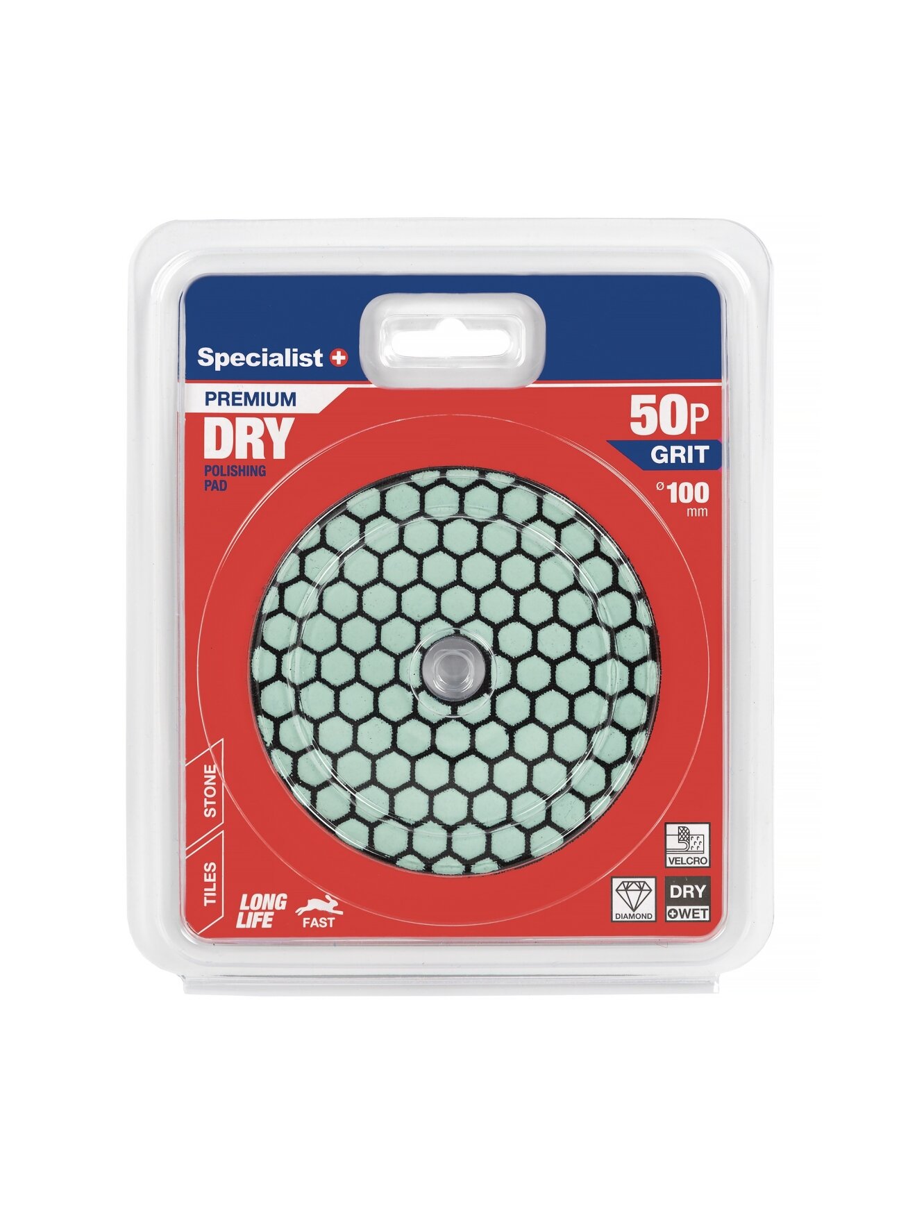 Specialist+ SPECIALIST+ deimant. Šlifavimo lap., universalus, 100 mm, 50P Specialist+ SPECIALIST+ deimant. Šlifavimo lap., universalus, 100 mm, 50P