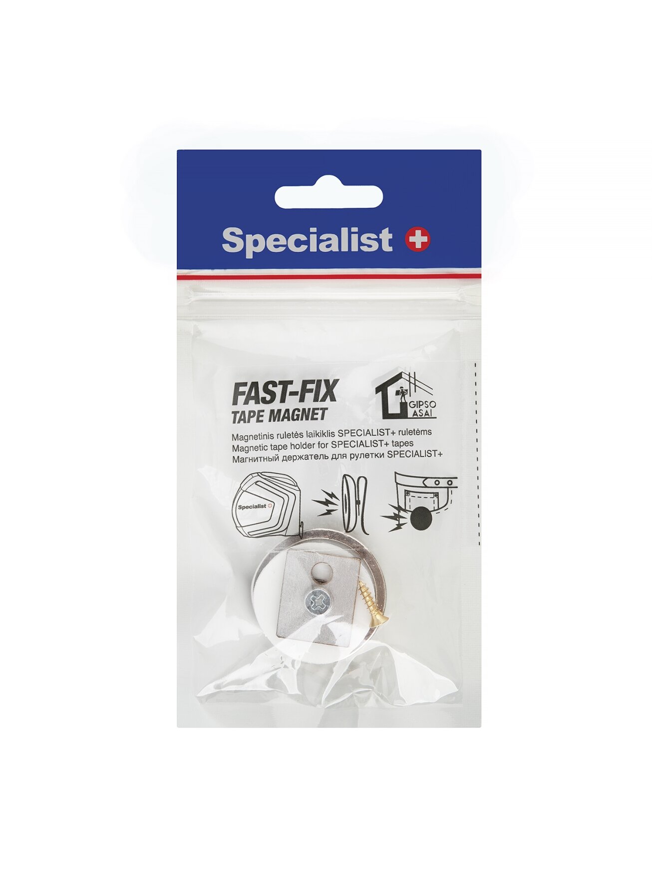 Specialist+ SPECIALIST+ magnetinis rulečių laikiklis FASTFIX 3 Specialist+ SPECIALIST+ magnetinis rulečių laikiklis FASTFIX 3
