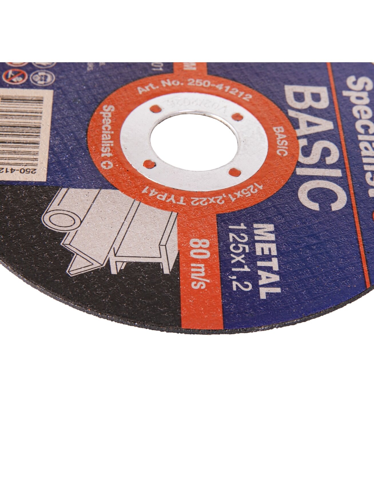 Specialist+ SPECIALIST+ metalo pj. diskas BASIC, 125x1.2x22 mm 2 Specialist+ SPECIALIST+ metalo pj. diskas BASIC, 125x1.2x22 mm 2