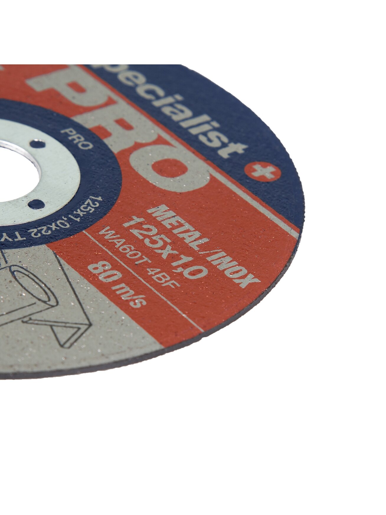 Specialist+ SPECIALIST+ metalo pj. diskas PRO, 125x1x22 mm 2