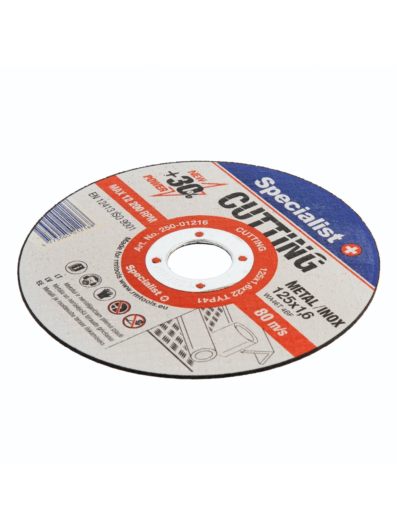 Specialist+ SPECIALIST+ metalo pj.diskas CUTTING, 125x1.6x22 mm 1 Specialist+ SPECIALIST+ metalo pj.diskas CUTTING, 125x1.6x22 mm 1