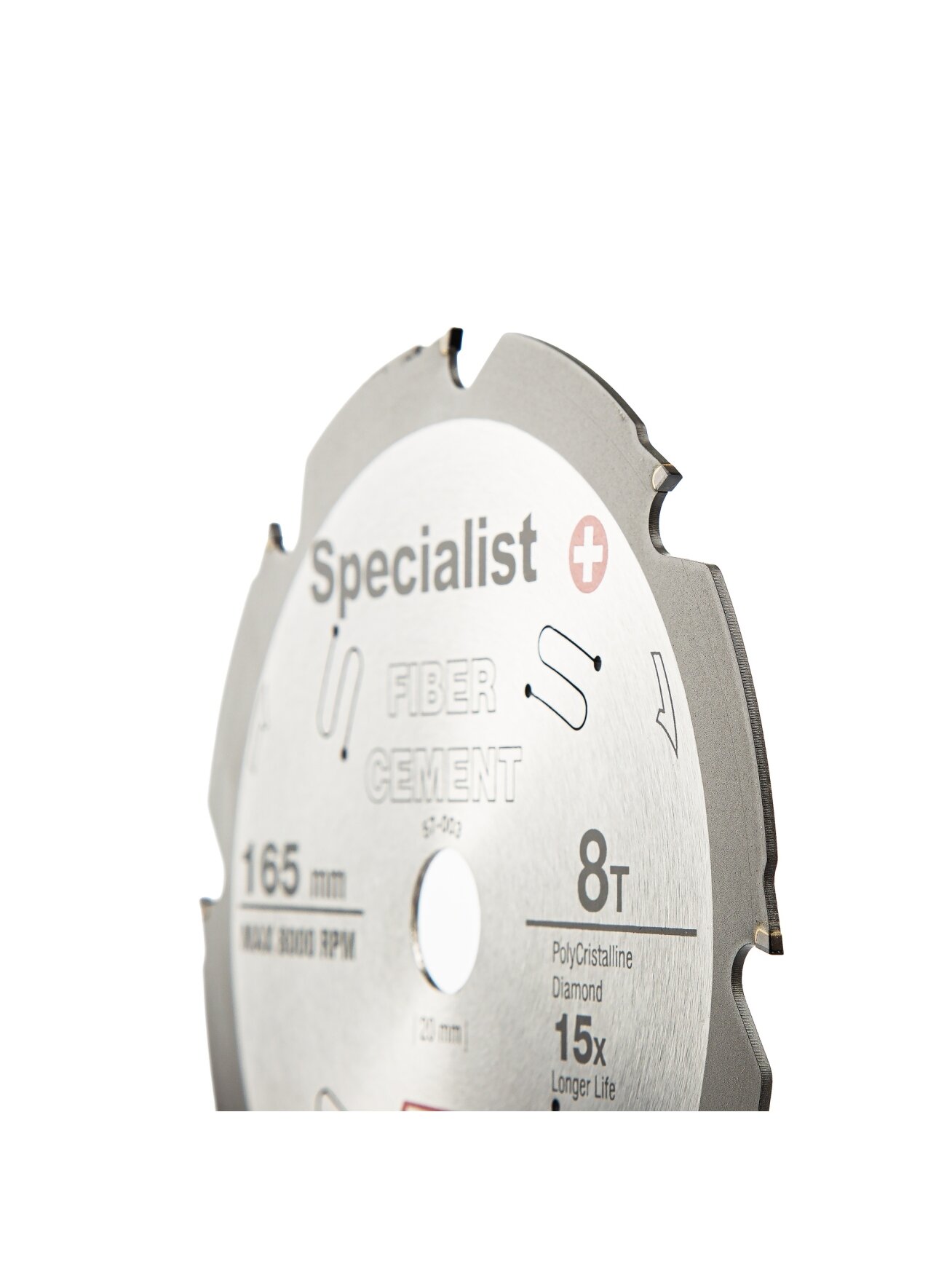 Specialist+ SPECIALIST+ pj. diskas pluošt. cementui, 8T 165 x 20 mm 2