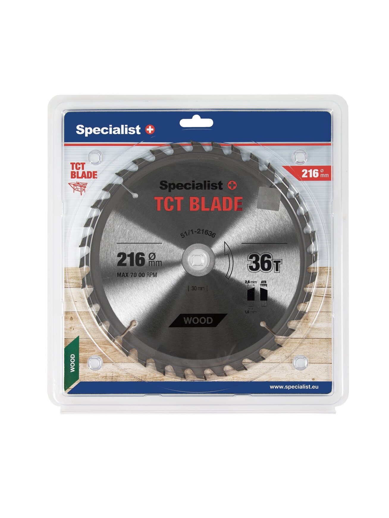 Specialist+ SPECIALIST+ pjovimo diskas, 216x36Tx30/20 mm Specialist+ SPECIALIST+ pjovimo diskas, 216x36Tx30/20 mm