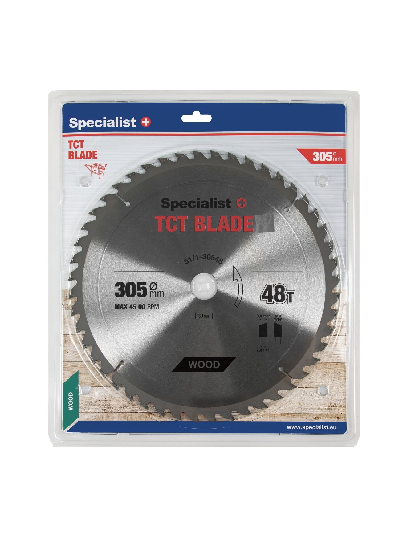 Specialist+ SPECIALIST+ pjovimo diskas, 305x48Tx30 mm