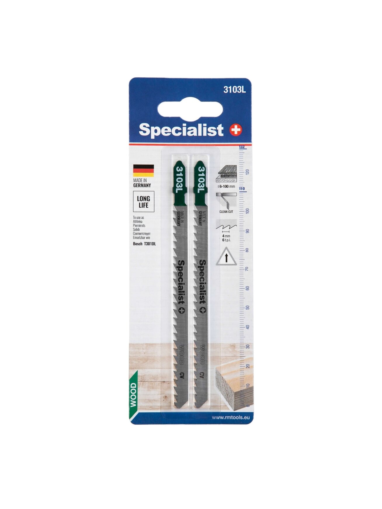 Specialist+ SPECIALIST+ pjūklelis 3103L (T301DL), 2 vnt. 2