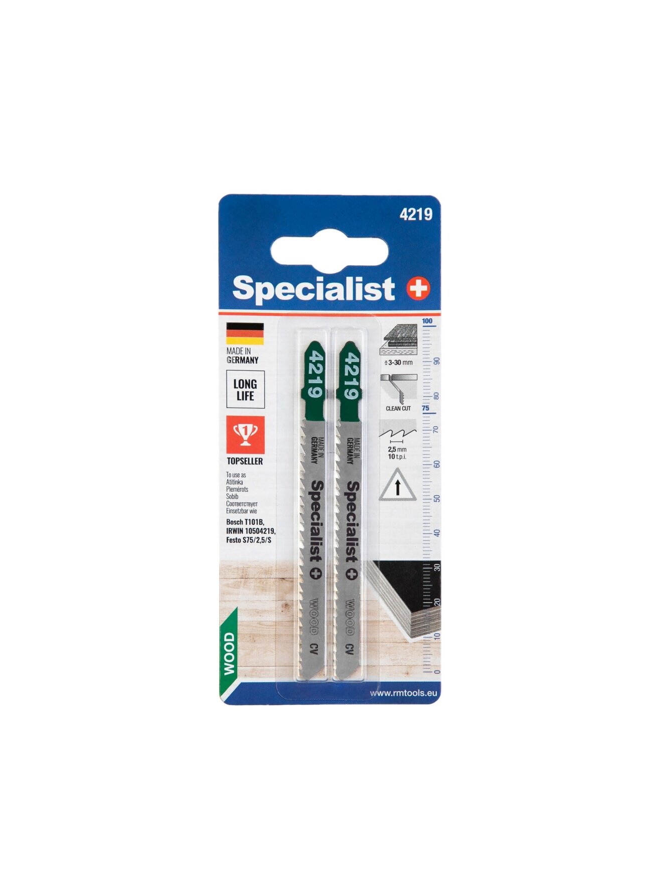 Specialist+ SPECIALIST+ pjūklelis 4219 (T101B), 2 vnt. 2