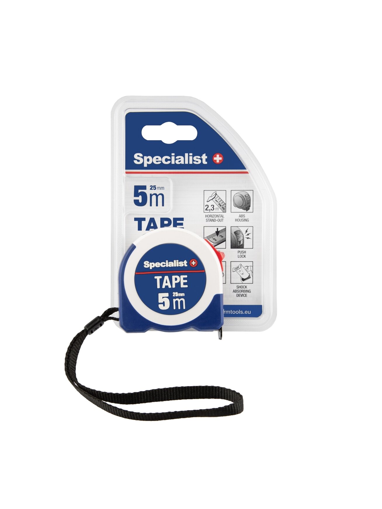 Specialist+ SPECIALIST+ ruletė TAPE 5 m, 25 mm 1