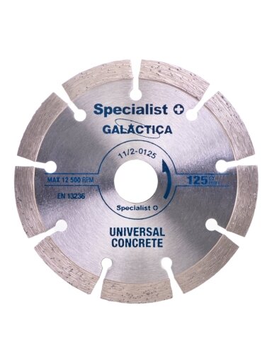Specialist+ SPECIALIST+ deim. diskas GALACTICA, 125x10x22.2 mm