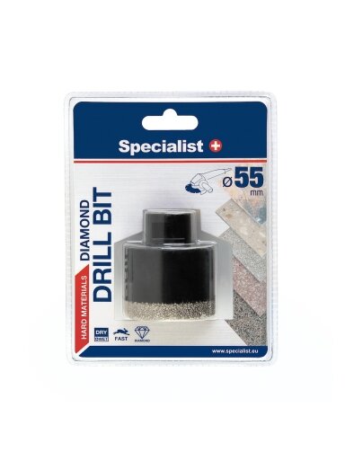 Specialist+ SPECIALIST+ deimantinis grąžtas D55 M14