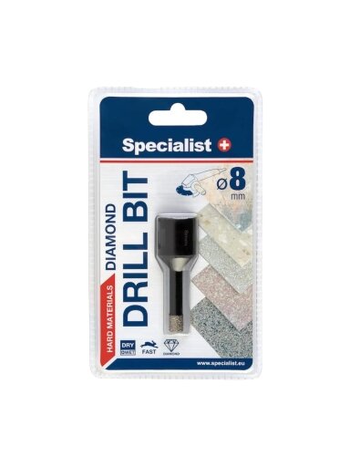 Specialist+ SPECIALIST+ deimantinis grąžtas D8 M14