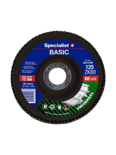 Specialist+ SPECIALIST+ lapelinis šlif. diskas BASIC ZK80, 125 mm