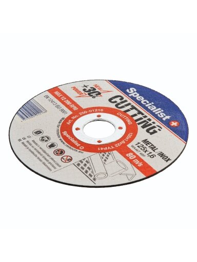 Specialist+ SPECIALIST+ metalo pj.diskas CUTTING, 125x1.6x22 mm