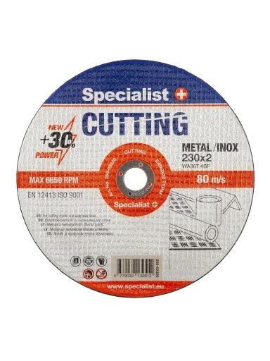 Specialist+ SPECIALIST+ metalo pj.diskas CUTTING, 230x2x22 mm